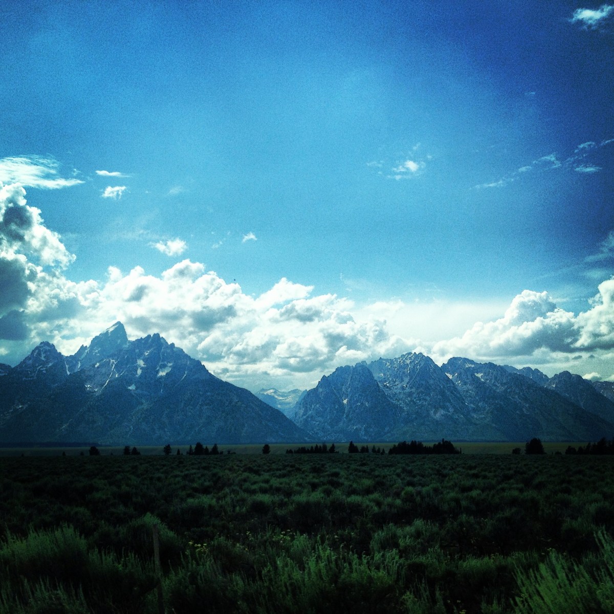Wyoming mountains.
