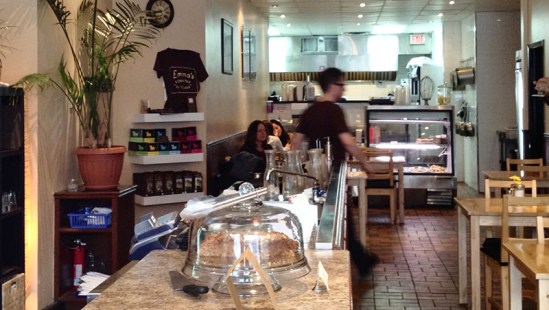 Emma's restaurant interior.