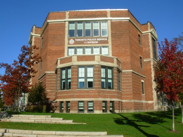 Exterior old Carleton Village school.