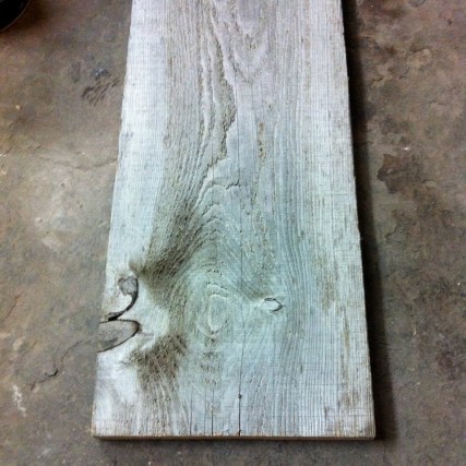 Plank used in reno of Boxcar Social.