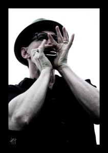 Harmonica player Mike Stevens.