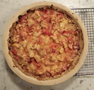 Rhubarb pie.