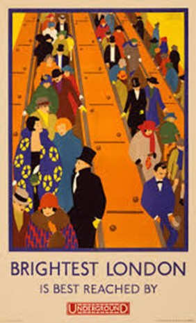 London Underground poster.