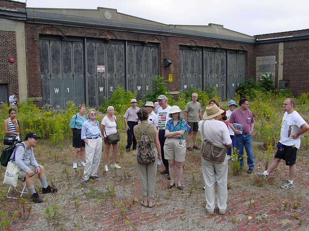 Tour of exterior Wychwood barns site.