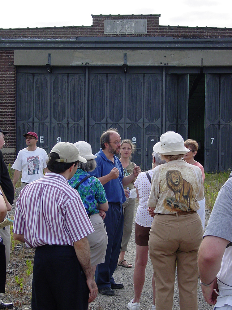 Joe Mihevc at Wychwood barns.