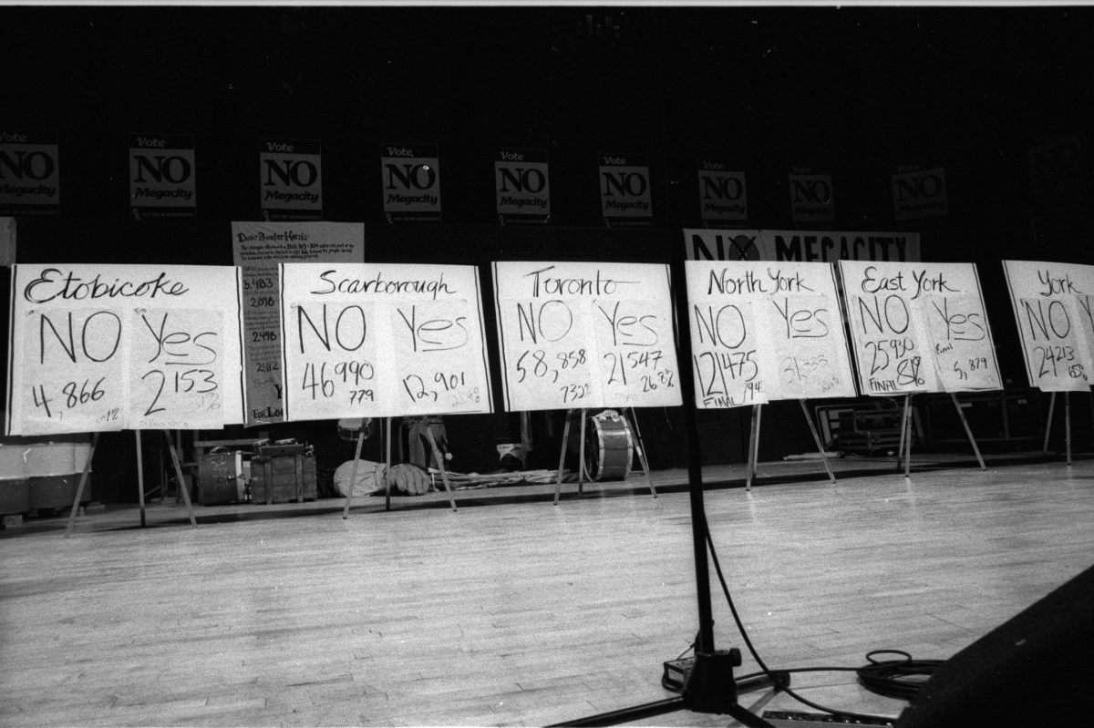 Results of referendum on the megacity.