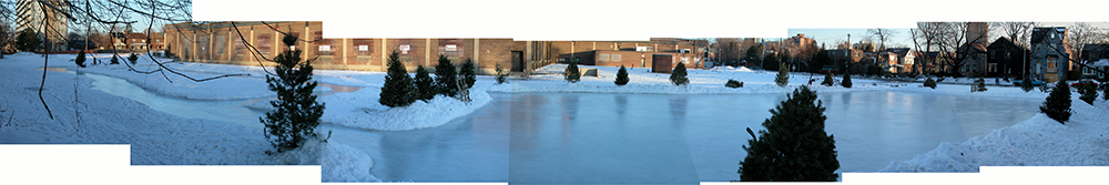 Wychwood Barns rink, 2004.