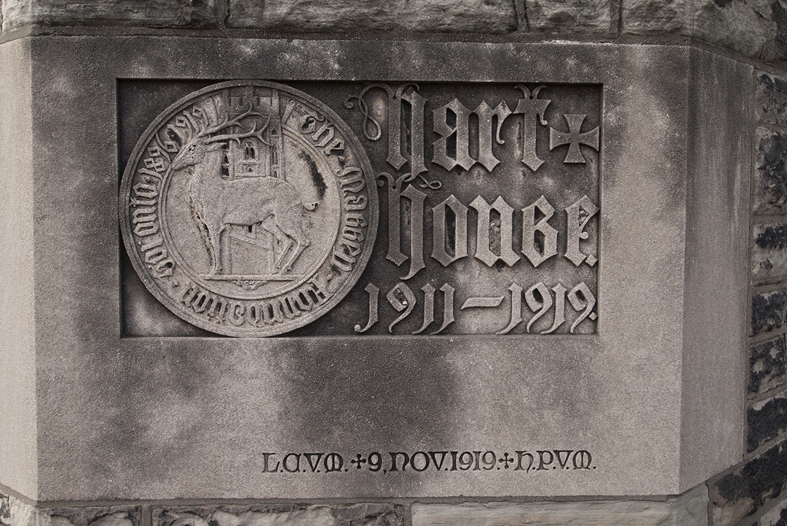 Hart House cornerstone, U of T.