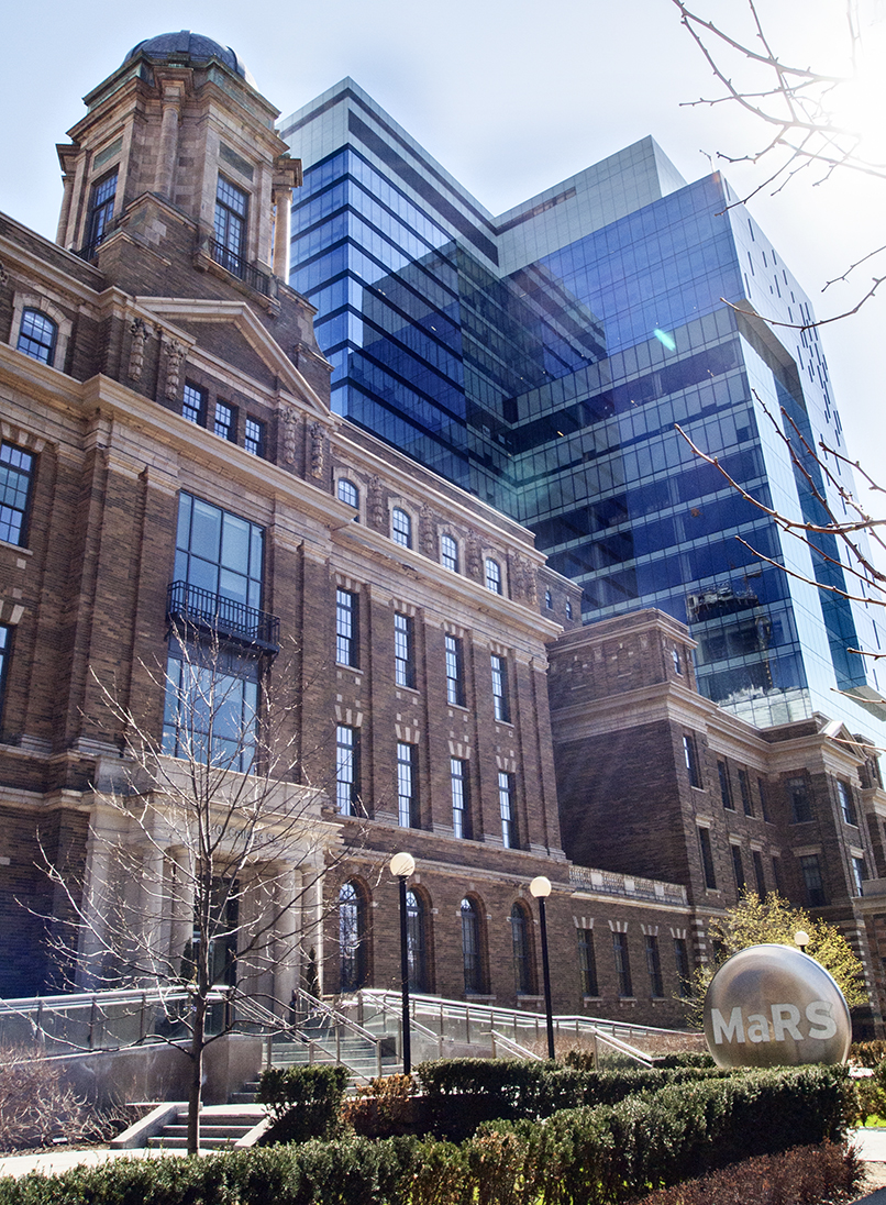 MaRS building, U to T.