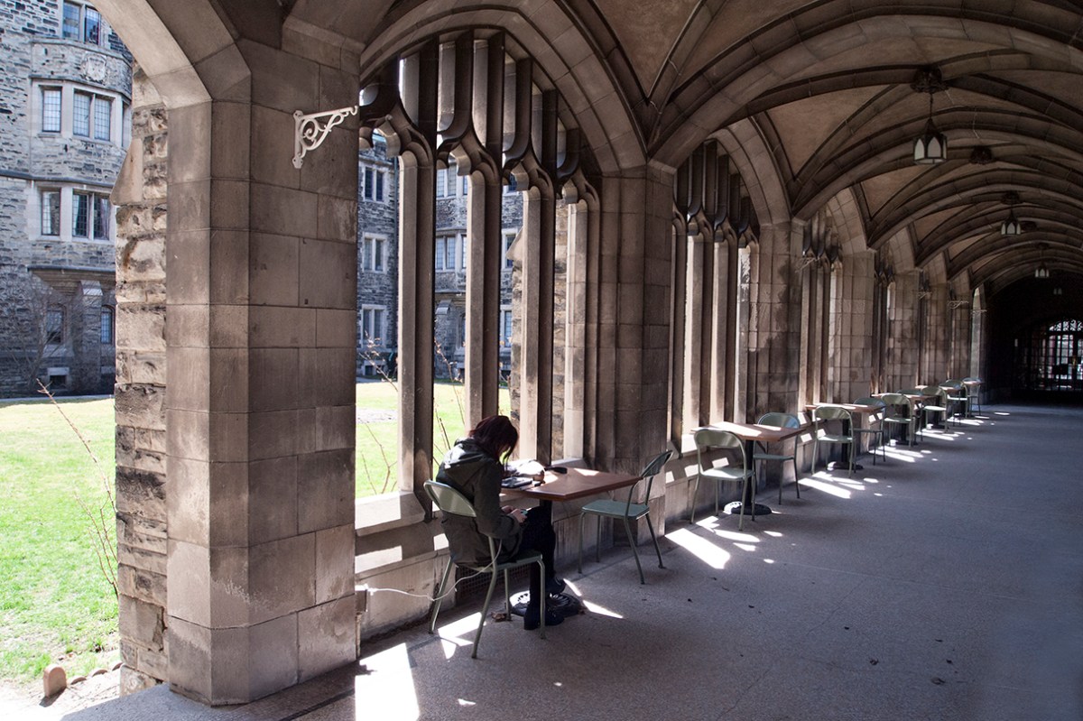 Knox college cloister.
