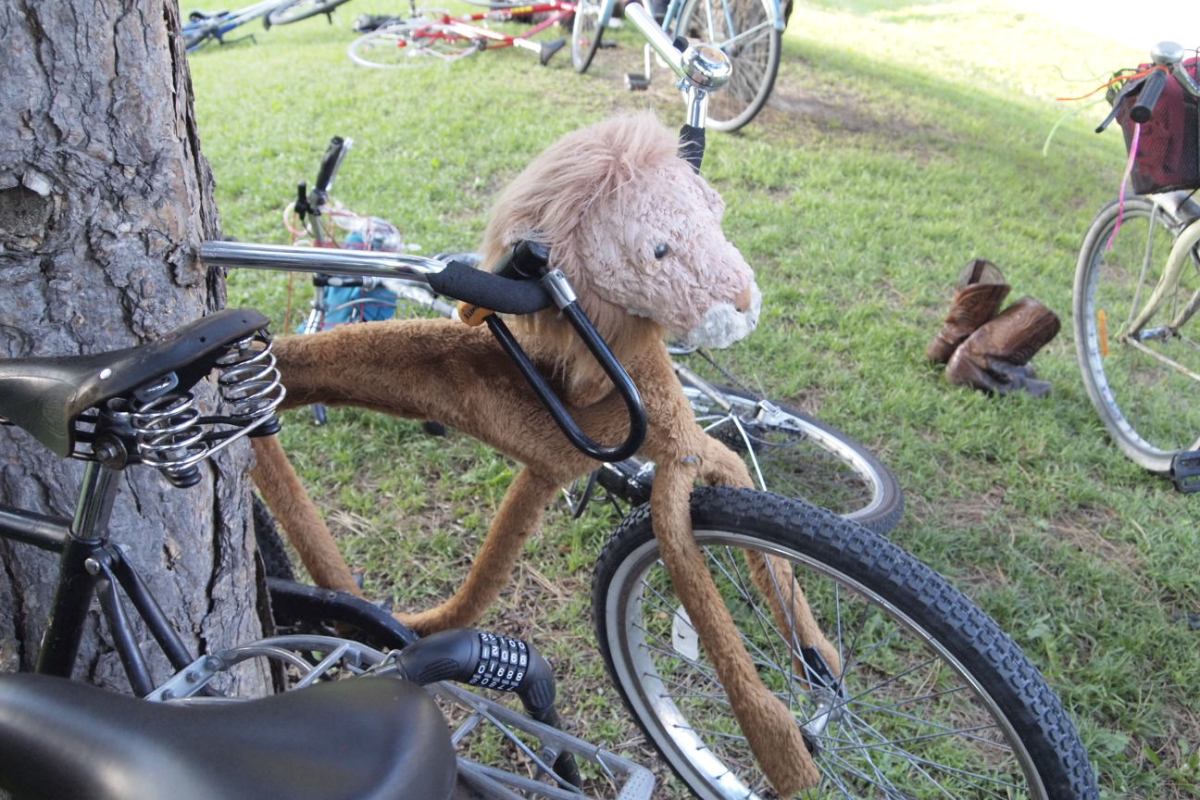 Lion bike.