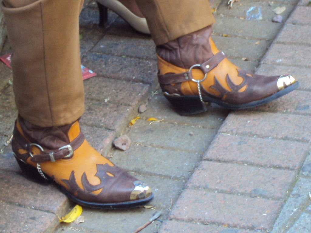 Fancy boots.