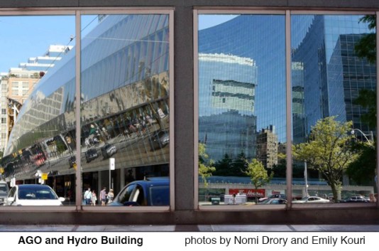 AGO and Hydro building.