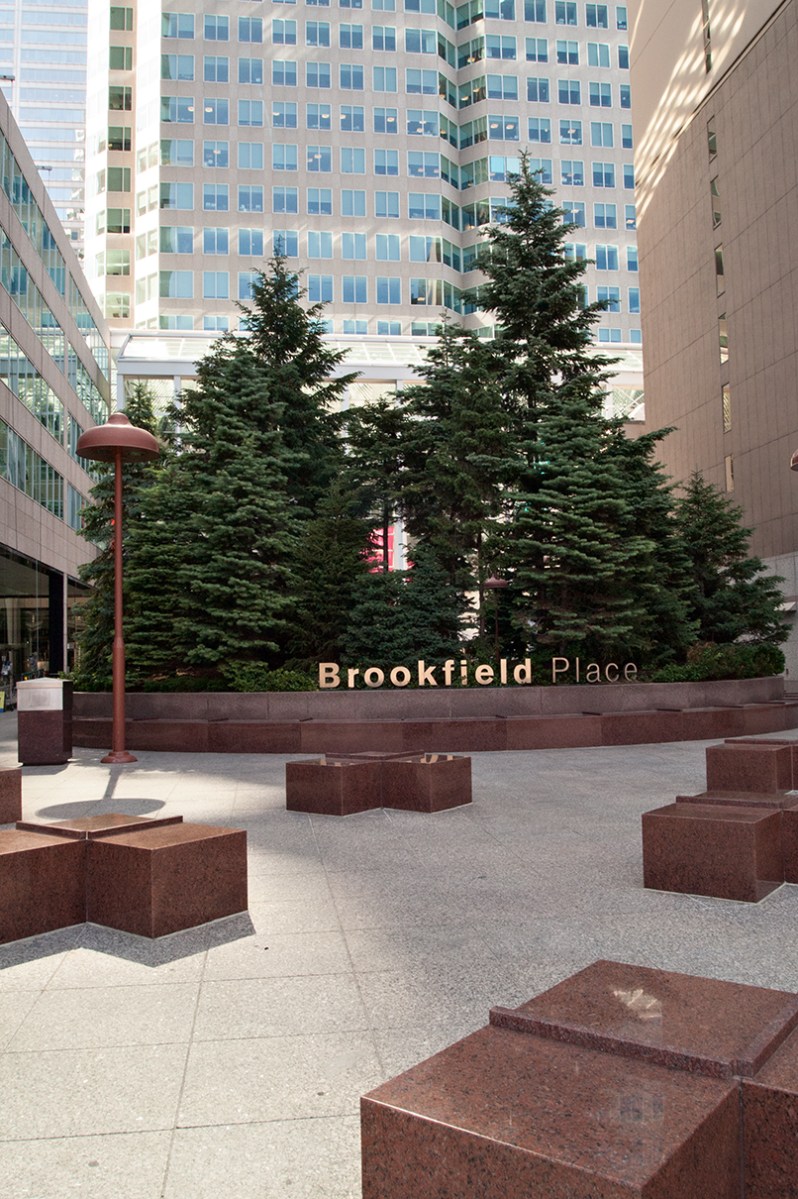 Brookfield Place sign.