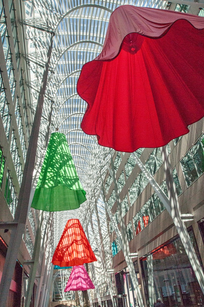 Luminato art in Brookfield Place.