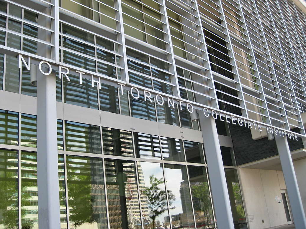 North Toronto Collegiate Institute facade.