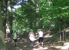 Walking in Sherwood Park.