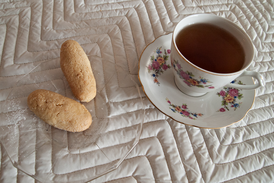 Cookies and tea.