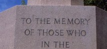 Cenotaph words.