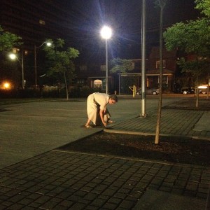 Chalking the market.