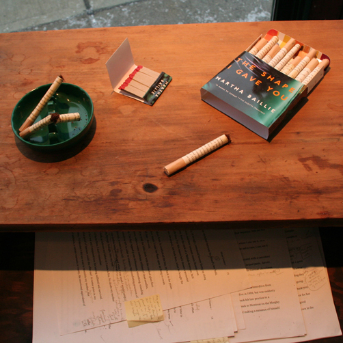 Book cover cigarettes.