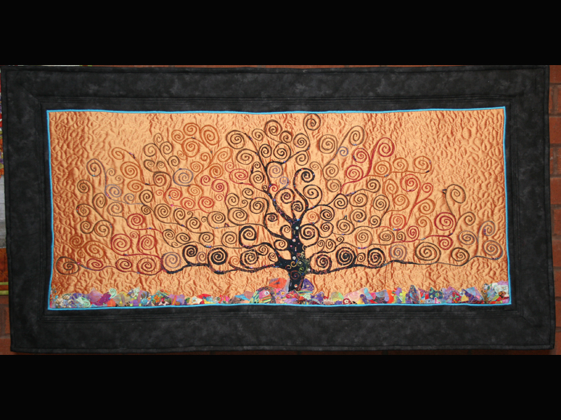 Tree fabric hanging.