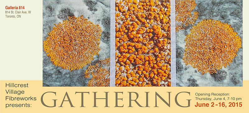 Gathering exhibition poster.