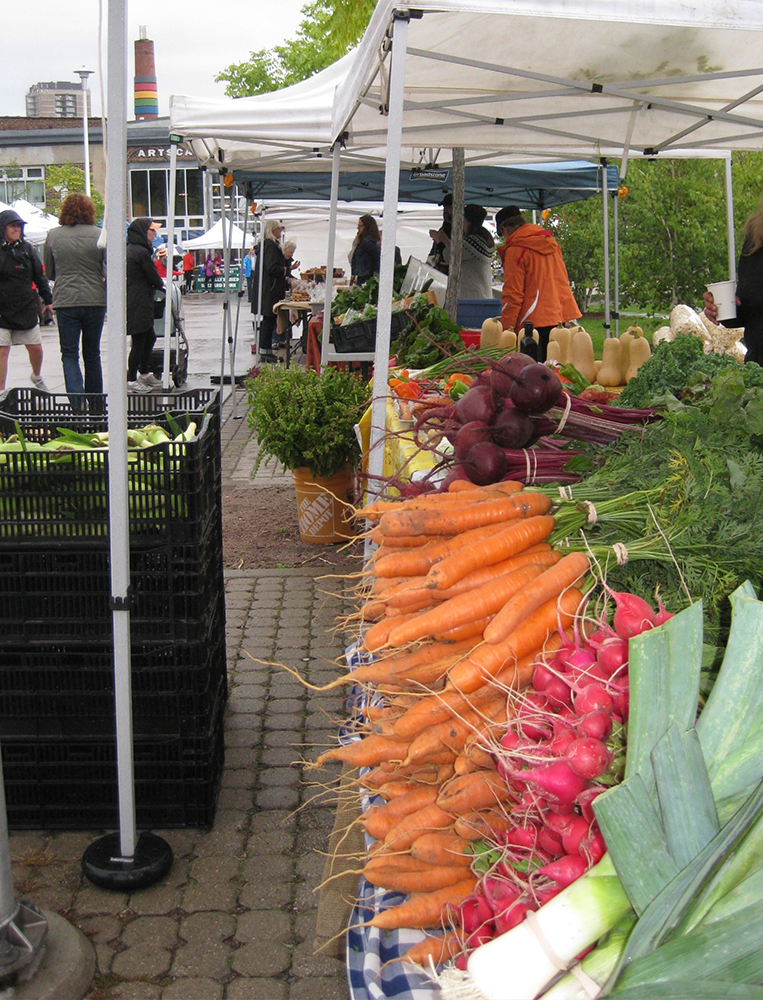 At Wychwood Farmers' Market.