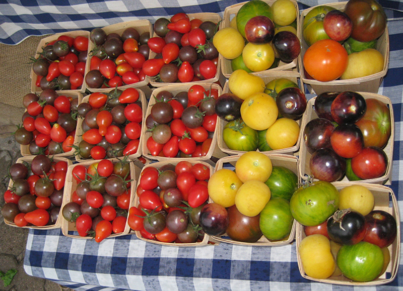 Heirloom tomatoes.