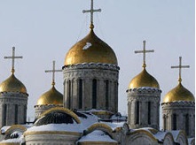 Assumption Cathedral in Vladimir, Russia.