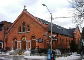 Exterior (original Anglican church) of Russian Orthodox Church of Christ the Saviour