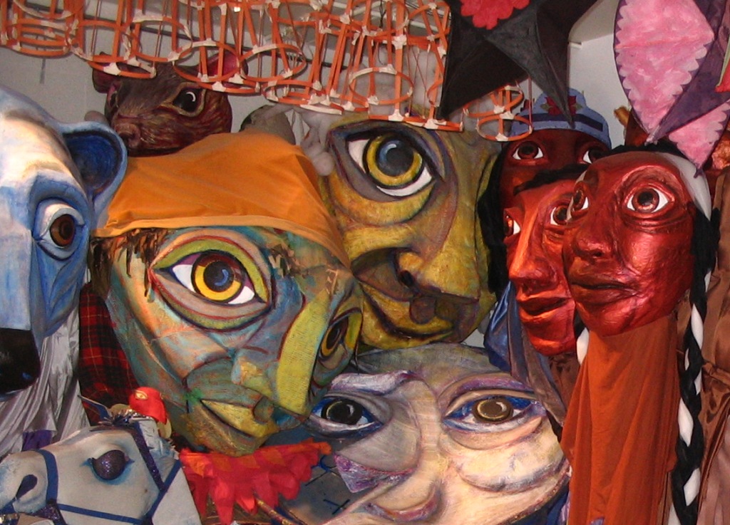 Puppets at Red Pepper Spectacle Arts.