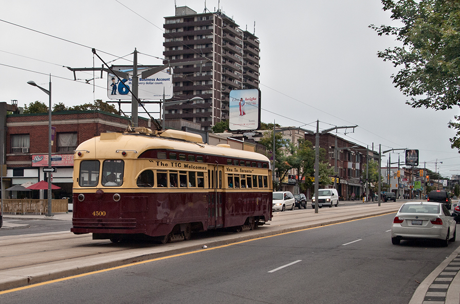 Old President's streetcar on St Clair.
