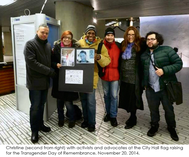 Flagraising at City Hall.