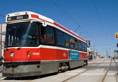 Streetcar on St. Clair.