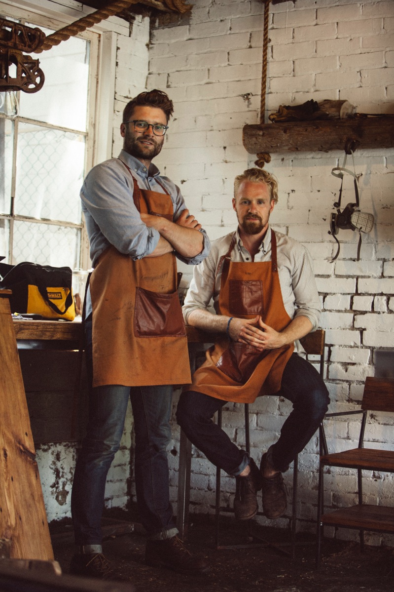 Mackenzie Duncan (standing) & Andre Junior Ayotte.
