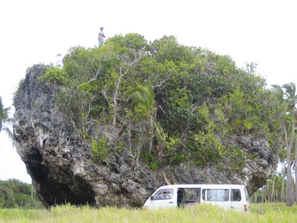 Tsunami rock, Tonga.