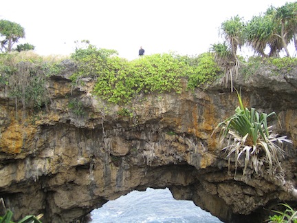 Land bridge, Tonga.