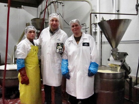 Tofu production workers.
