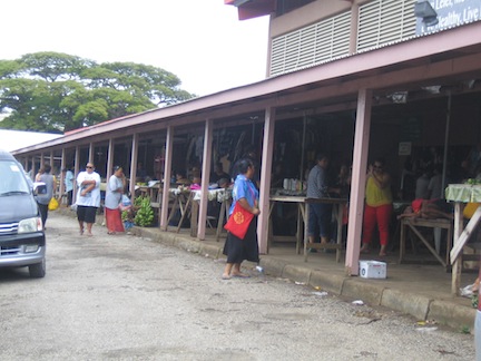 Market in Tonga.