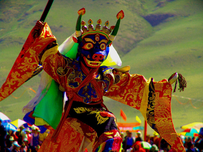 Tibetan opera mask.