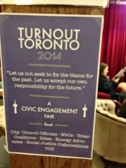 Turnout Toronto poster.