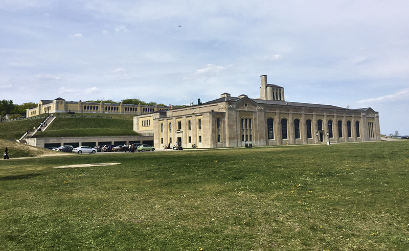 RC Harris water treatment plant exterior.