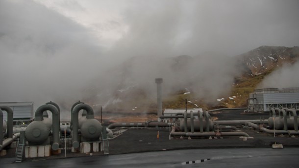 Iceland geothermal plant.