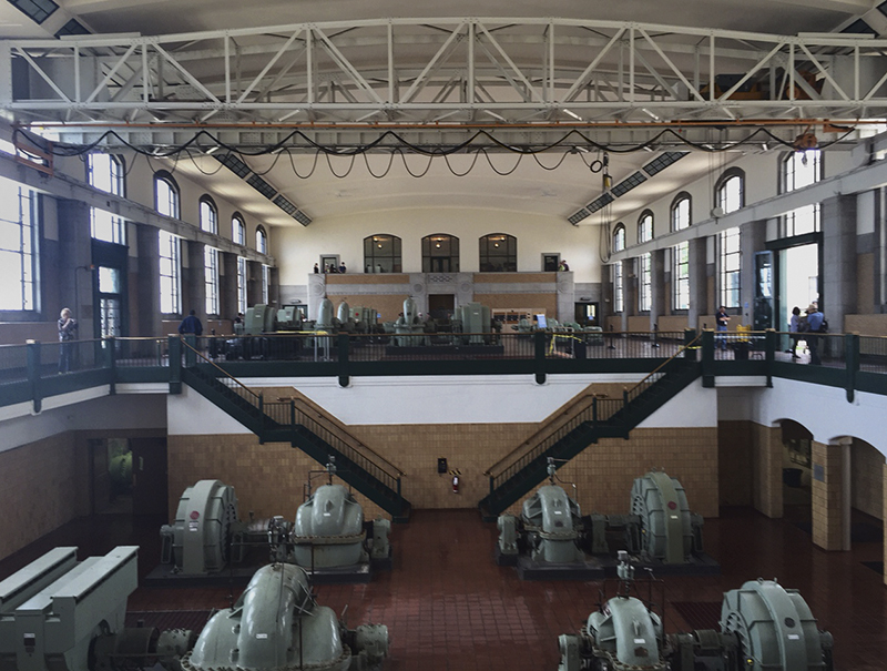 RC Harris pump house interior.