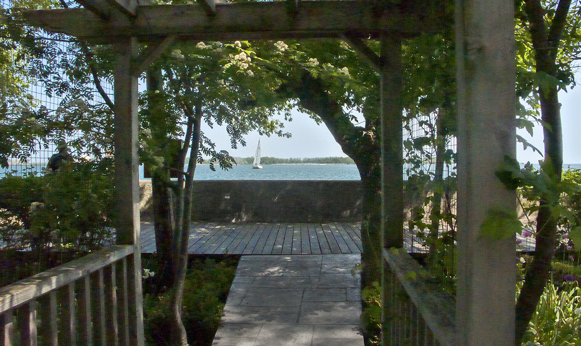 View from Rectory Cafe patio.