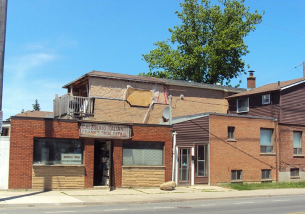 Italian shoemaker shop.