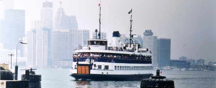 Toronto Island ferry.