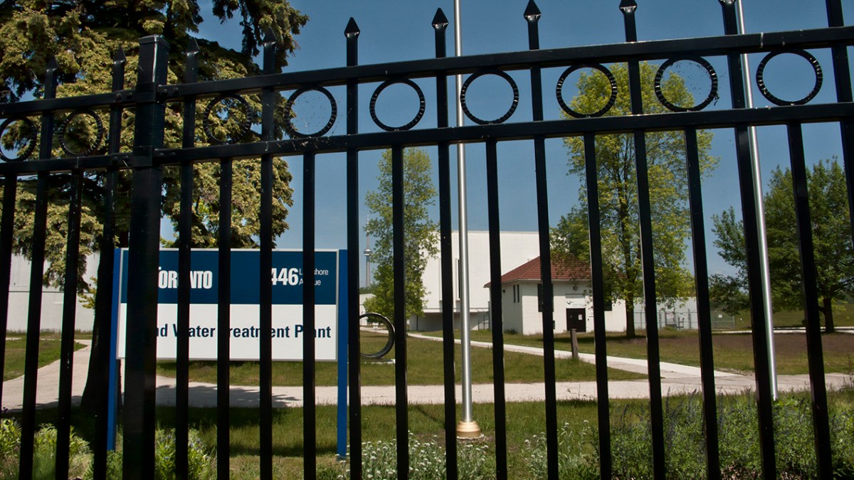 Island water treatment plant.