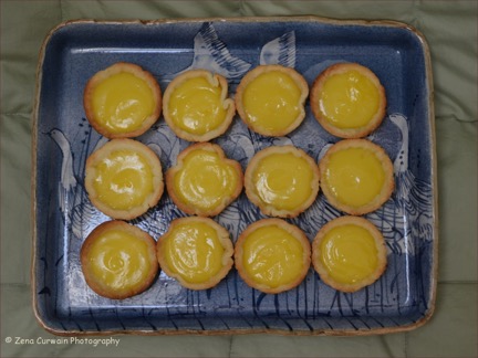Lemon tartlets.
